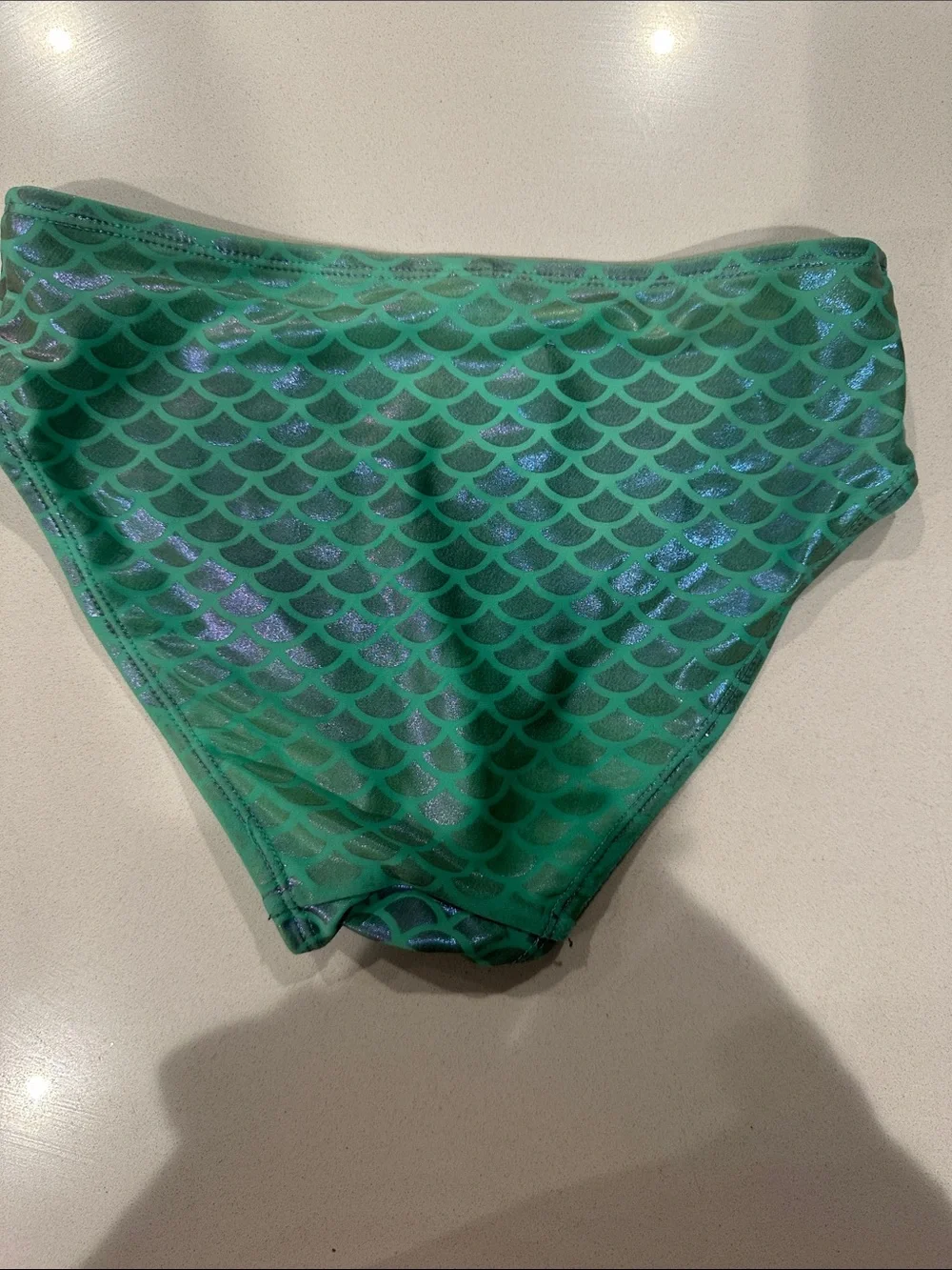 Mermaid/Ariel Sequin Swimsuit Set - Green & Purple